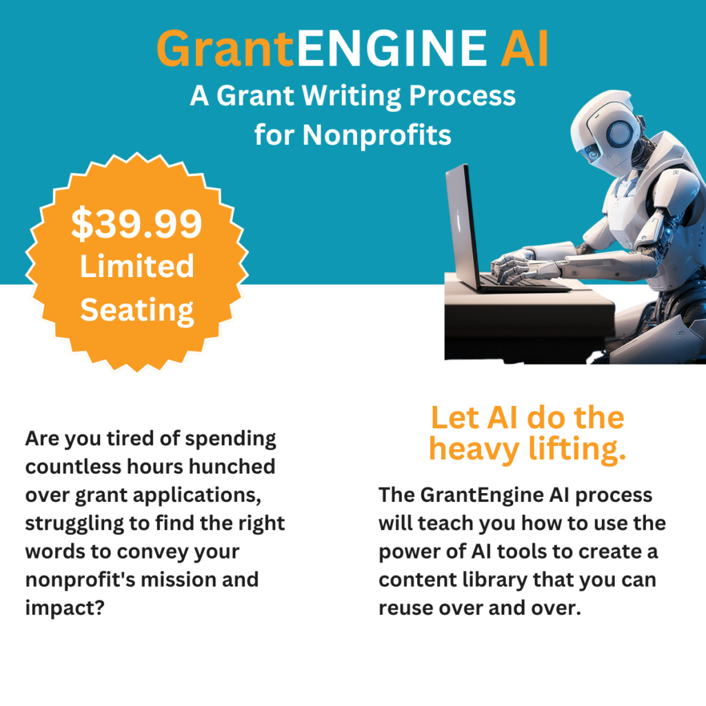 GrantEngine AI Training to generate responses for grant applicaitons for nonprofit organizations